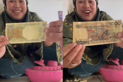 Bongkar Celengan Zaman SD, Perempuan Ini Nemu Hartu Karun , Kolektor Uang Jadul Merapat!