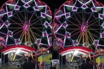 Viral! Detik-Detik Rantai Bianglala Putus & Berputar Sendiri, Pengunjung Teriak Ya Allah!