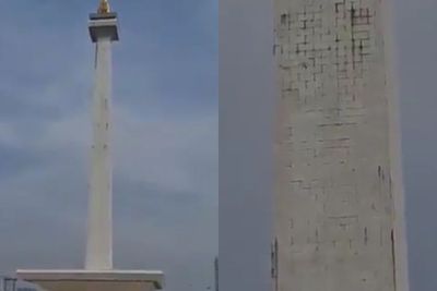 Dear Pak Anies, Ada Laporan Netizen soal Monas: Semua Berkarat, Dindingnya Jelek Banget!