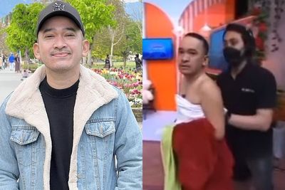 Keterlaluan Banget! Ruben Onsu Didorong hingga Tersungkur ke Kolong Meja saat Isi Acara