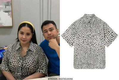 Nyantai di Rumah Nagita Slavina Pakai Baju Harga Belasan Juta: Ada AC-nya Kali Nih Baju?