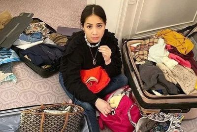 Nagita Slavina Gendong Ransel Jutaan, Emak-emak Auto-Doa: Ya Allah Lebihkan Rezeki Suamiku