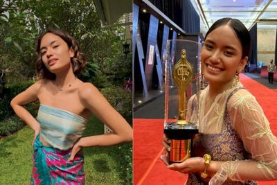 Kilas Balik Pesan Arawinda saat Raih Piala Citra: Dedikasikan Kepada semua Perempuan