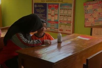 Kisah Khoirul, Satu-satunya Siswa Baru di SDN Jalen Ponorogo Tak Gentar Belajar Sendirian