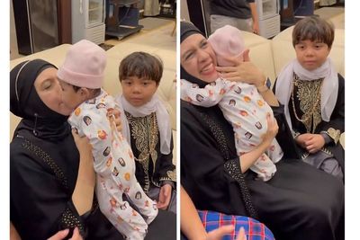 Ekspresi Ibu Atta Halilintar saat Pertama Kali Gendong Baby Ameena Jadi Sorotan