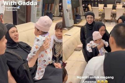 Beri Kejutan ke Atta-Aurel, Gen Halilintar Langsung Rebutan Gendong Ameena: MasyaAllah