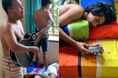 Lagi Galau, Anak Kosan Ini Dihibur Temannya Pakai Lagu Tak Ingin Usai , Merdu Banget!