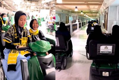 Jemaah Haji Gunakan Skuter Listrik Saat Tawaf Mengitari Ka bah, Apakah Boleh?