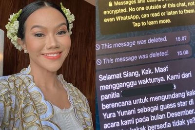 Misteri 2 Chat yang Dihapus Panitia Acara Musik yang Sebut Yura Yunita dengan Yura Yunani