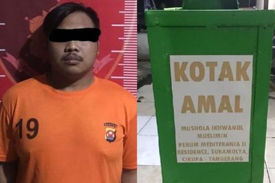 Modus Pura-pura Salat, Pemuda di Cikupa Ini Malah Gondol Kotak Amal Mushola