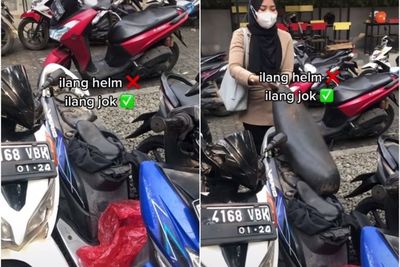 Pria ini Kehilangan Jok Motornya yang Diduga Diambil Maling, Endingnya Tak Disangka...