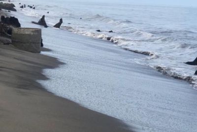 Akibat Gelombang Pasang, Pantai Masang Agam Sumber Abrasi Sepanjang Satu Kilometer