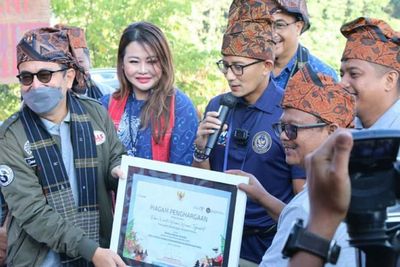 Sandiaga Kagum Desa Wisata Warna Warni Tigarihit Hingga Diganjar 50 Desa Wisata Terbaik
