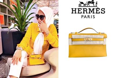 Serba Kuning, Syahrini Pamer Tas Hermes Kecil Harganya Bisa Buat Beli Mobil Bestie!
