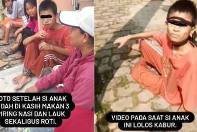 Viral Video Anak Jalan Ngesot dengan Kaki Dirantai, Ngaku Kabur Usai Disiksa Ibu Tiri