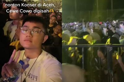 Uniknya Nonton Konser di Aceh, Area Penonton Antara Cowok-Cewek Dipisah, Kurang Meriah?