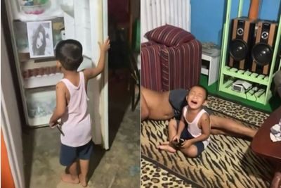 Anak Usil Buka Tutup Kulkas, Ibunya Bikin Kapok dengan Cara Menempel Foto Hantu