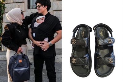 Keliling Italia Aurel Hermansyah Pakai Sandal Selop Branded, Bagus tapi Harganya Gak Lucu