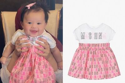 Gemasnya Potret Ameena Pakai Dress Pink Imut, Harganya Bikin Ciut!