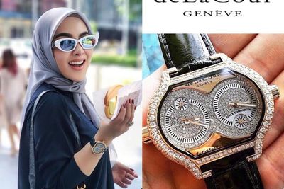 Semakin Tak Terkalahkan, Syahrini Pakai Jam Tangan Sultan Harga Miliaran