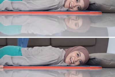 Seram! Netizen Salfok Bayangan di Lantai saat Lesti Kejora Pijat: Kok Gak Bergerak?