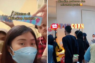 Sultan! Nagita Slavina Bawa Bioskop ke Andara, Lengkap dengan Makanan Kafenya
