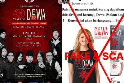 Heboh Penipu Berkedok Jual Merchandise Dewa 19 di Malaysia, Promotor Konser Angkat Bicara