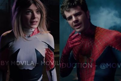 Adegan Post Credit No Way Home Buatan Fans, Spider-Man Garfield Syok Bertemu Spider-Gwen