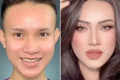 Geger! TikToker Remaja Laki-laki Ini Sulap Wajahnya Jadi Wanita Cantik, Bikin Cewek Minder