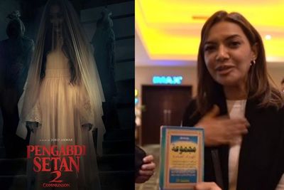 Nonton Pengabdi Setan 2, Najwa Shihab Bawa Buku Yasin Biar Enggak Takut