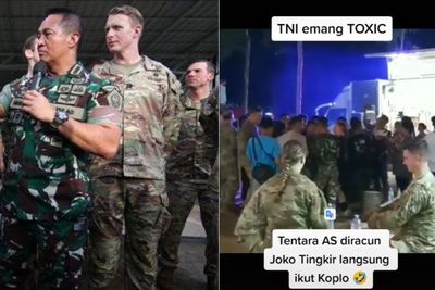 Viral Tentara Amerika Diracuni Lagu Koplo Joko Tingkir oleh TNI, Ikut Goyang Bareng
