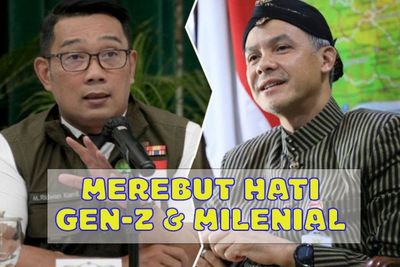 Ridwan Kamil vs Ganjar Pranowo, Siapa yang Paling Punya Rasa Gen Z dan Milenial?