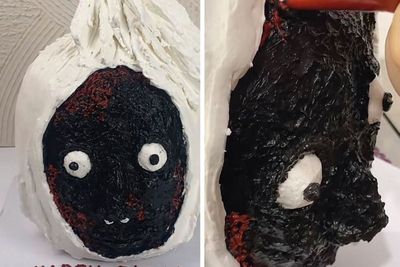 Hiiii! Ada Kue Ulang Tahun Ala Pocong Pengabdi Setan 2 , Berani Makan?