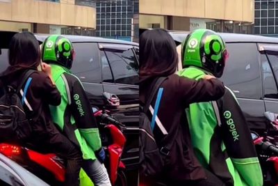 Driver Ojol Ini Kepergok Dapat Servis Pijat dari Customer di Jalan, Netizen Auto-Kepo