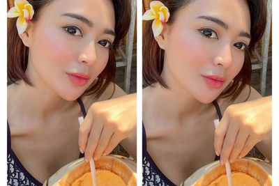 Wika Salim PAP Buat Kamu Nih Lagi Minum Es Kelapa Segar