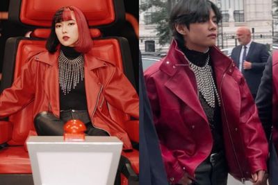 Tiru Gaya Baju Taehyung V BTS, Isyana Sarasvati Tuai Pujian Army: OMG Salfok
