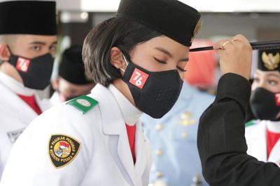 Yuk Intip 4 Potret Anggota Paskibraka Cantik di HUT ke-77 RI, Pasti Terpesona!