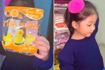 Kocak! Dikira Aksesoris Rambut, Ternyata Bapaknya Pakaikan Ini Dirambut Anaknya