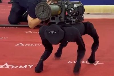 Rusia Punya Robot Anjing Dipersenjatai Roket, Bisa Jadi Andalan Putin di Peperangan Nih!