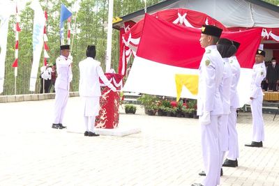 Momen Bersejarah, Pertama Kali Upacara HUT RI Digelar di Titik Nol IKN Nusantara 