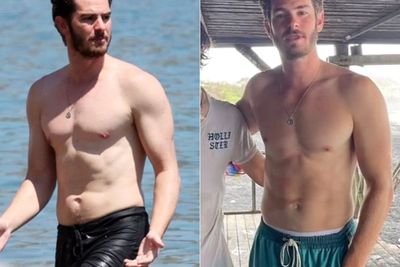 Potret Tampan Andrew Garfield Liburan ke Bali, Asyik Main di Pantai