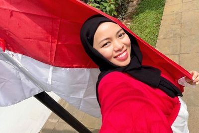 Manisnya Sohwa Halilintar Pakai Outfit Merah Putih Lomba Makan Kerupuk ala Gen Halilintar