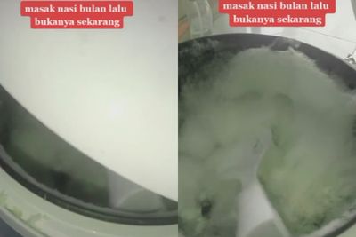 Waduh! Cowok Ini Masak Nasi Bulan Lalu Baru Dibuka Sekarang, Penampakannya Bikin Heran