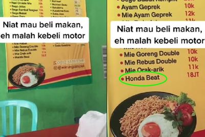 Buset! Ada Menu Seharga Rp18 Juta di Warmindo, Cewek Ini Sampai Bingung Mau Beli yang Mana