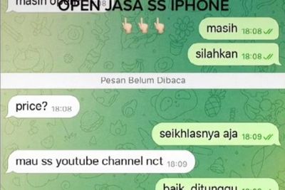 Viral Jasa Screenshot iPhone, Netizen: Segitunya Demi Gengsi