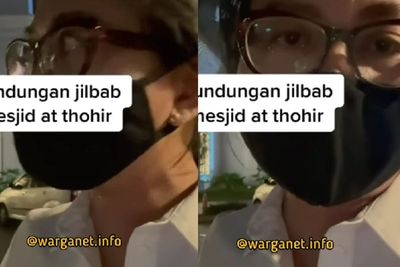 Viral, Ibu-Ibu Ngamuk Ditolak Masuk Masjid At-Thohir karena Tak Berjilbab, Begini Faktanya