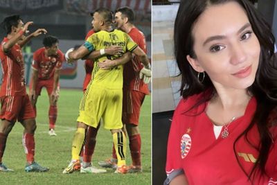 Persija Bungkam Persita, Jak Angel Cantik Karen Nijsen Nyetadion Lagi