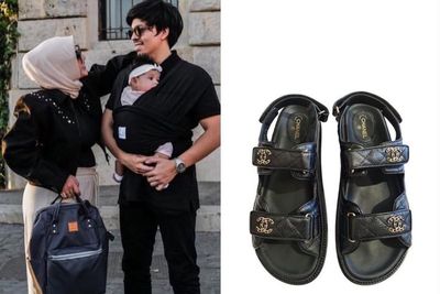 Netizen Sesak Napas Pantau Harga Sandal Puluhan Juta Aurel buat Jalan-Mesra Bareng Atta