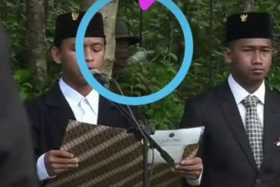 Merinding, Sosok Penampakan Tentara Ini Muncul saat Pembacaan Teks Pembukaan UUD 1945