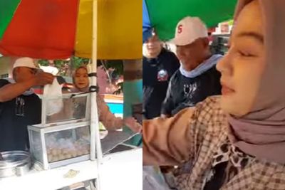 Lagi Jajan Pentol di Pinggir Jalan, Pria Ini Salfok ke Paras Cantik Penjual: Kayak Artis!